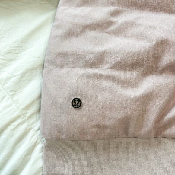 Lululemon Athletica Roam Far Wool Bomber Jacket Porcelain Pink Women’s Size 4 - Picture 10 of 13